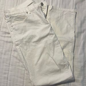 Banana Republic white jeans